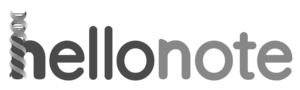 hellonote logo bw